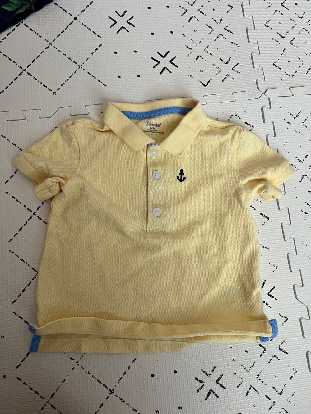 little me yellow polo nwot 24 month